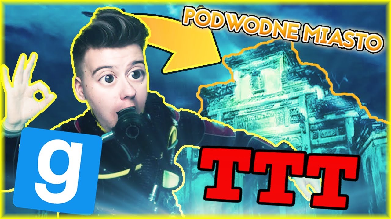 MANDZIO I PODWODNE KRÓLESTWO! | Garry's mod [#841] - TTT [#176] (With: EKIPA) #BLADII
