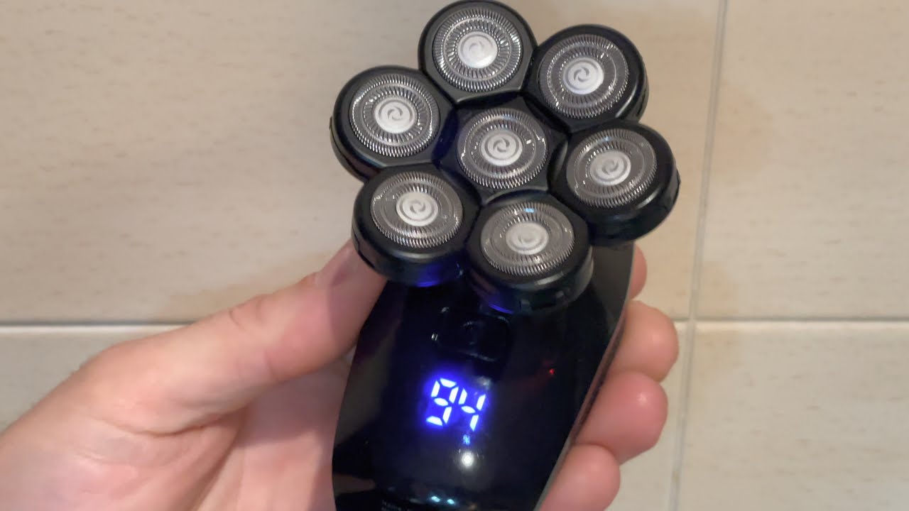 Afeitadora Eléctrica para Hombre, 6 en 1 Maquina Afeitar Cabeza