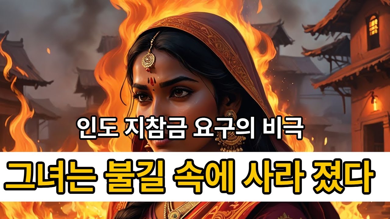 2025년에도 여성이 불에 타 죽는 이유... 인도 지참금