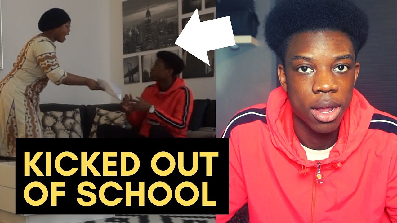 KICKED OUT OF SCHOOL PRANK!!! - ON MOM