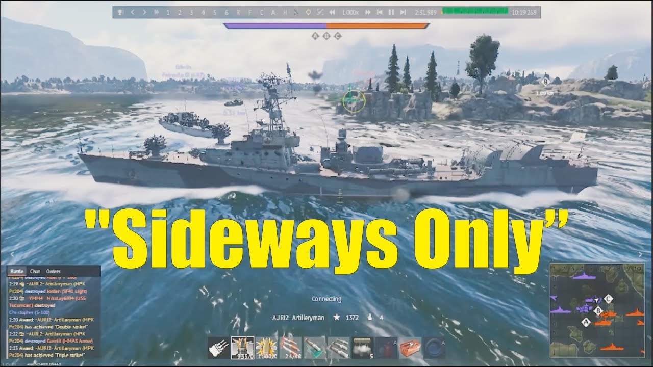 War Thunder Replay Naval Realistic Battle || OP 2 × 57 mm AK-725 || MPK Pr.204 15 Kills No Death