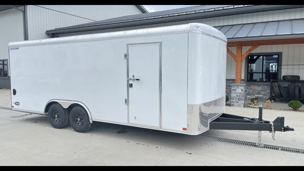 ITI Cargo 8.5x20' Landscape HD Enclosed Cargo Trailer 9990# GVW PROFESSIONAL LANDSCAPE TRAILER