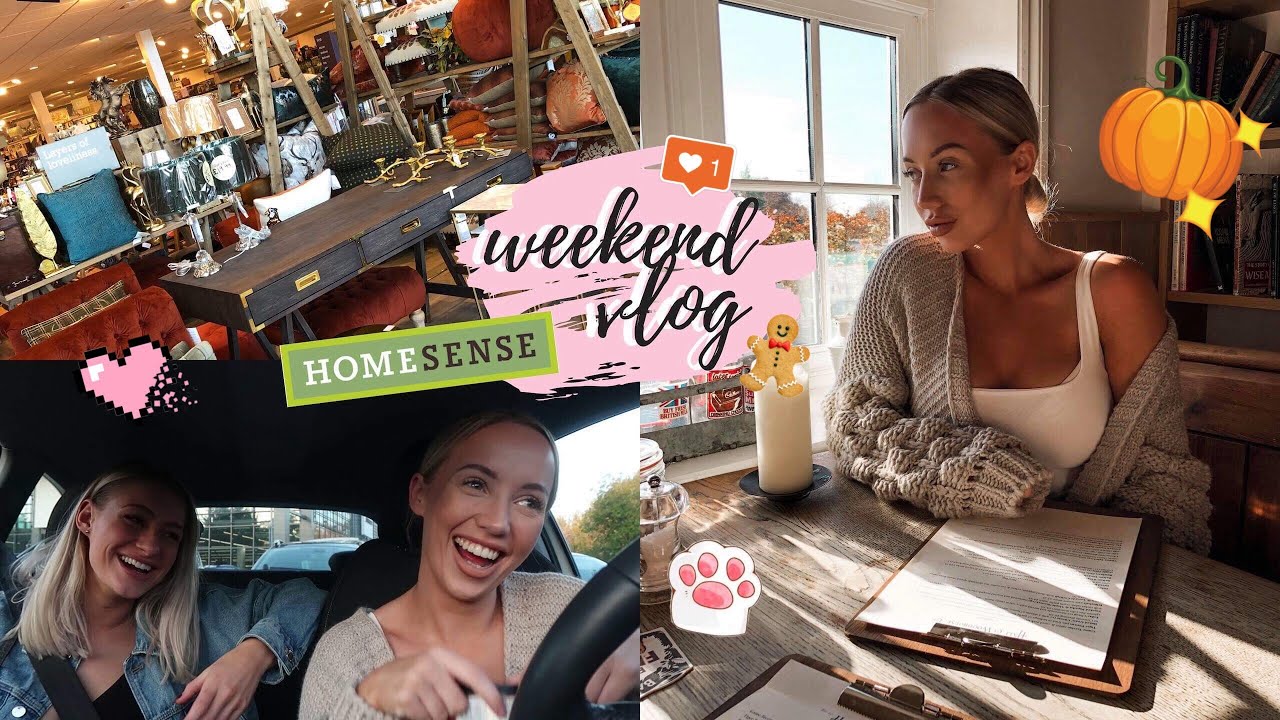 VLOG: HOMESENSE HAUL, PUPPY PARTY + WEEKEND FUN!