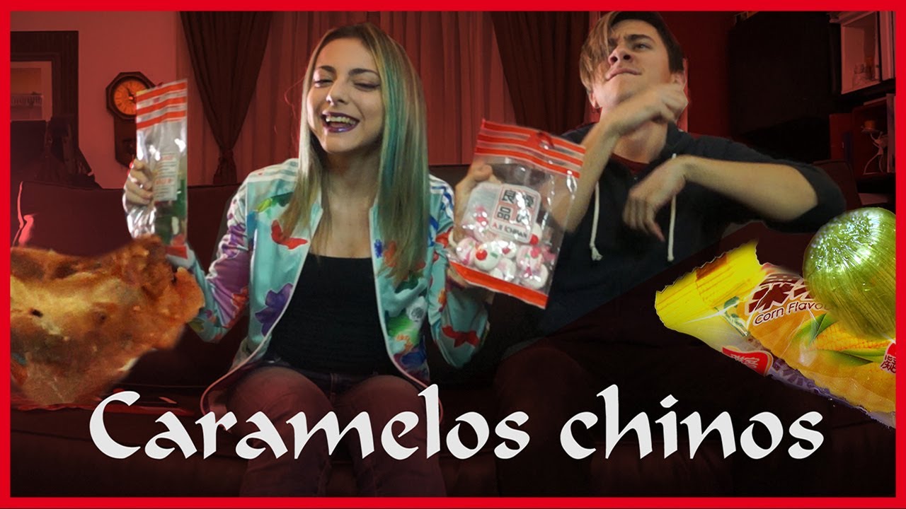 Probando Caramelos Chinos