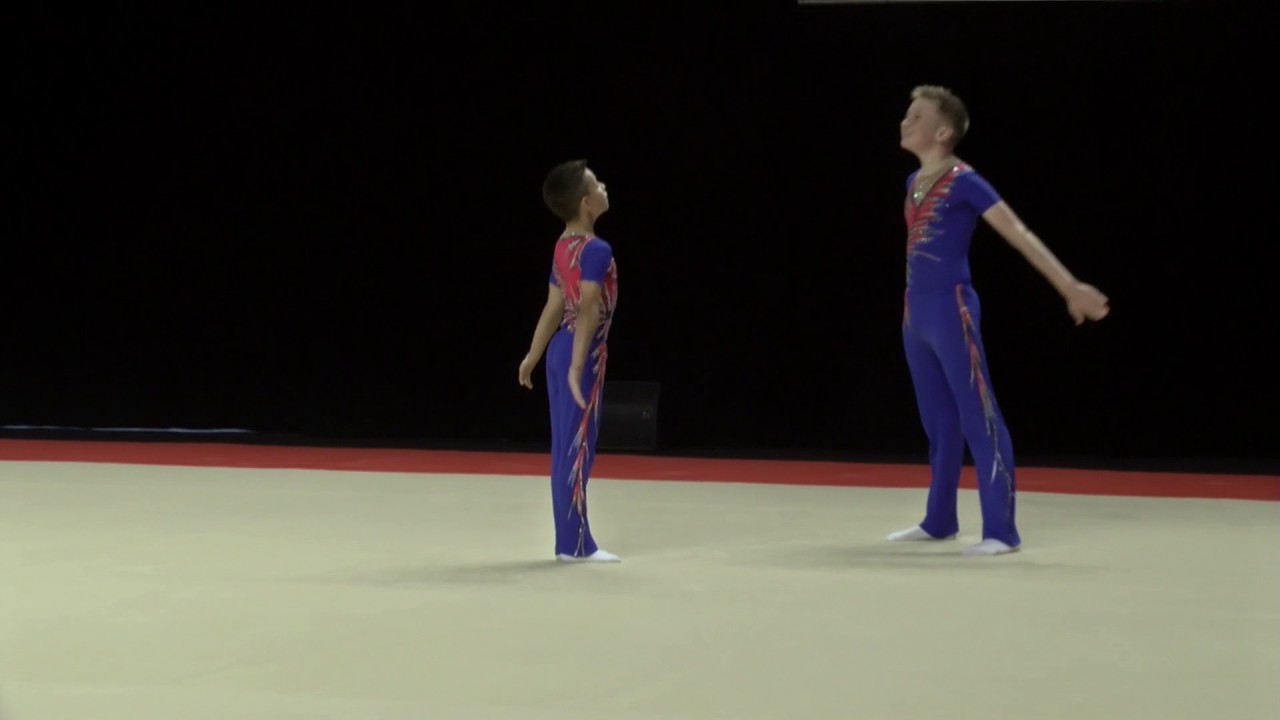 Spelthorne   Gold   Mens Pair   11 16  Acrobatic Gymnastics 2017