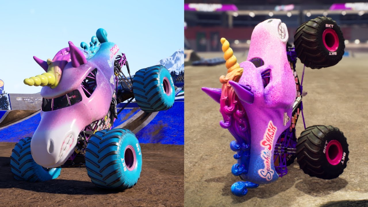 БЛЕСТЯЩИЙ РАЗБИВНОЙ Monster Truck БЕЗУМНЫЕ МОМЕНТЫ ФРИСТАЙЛА!