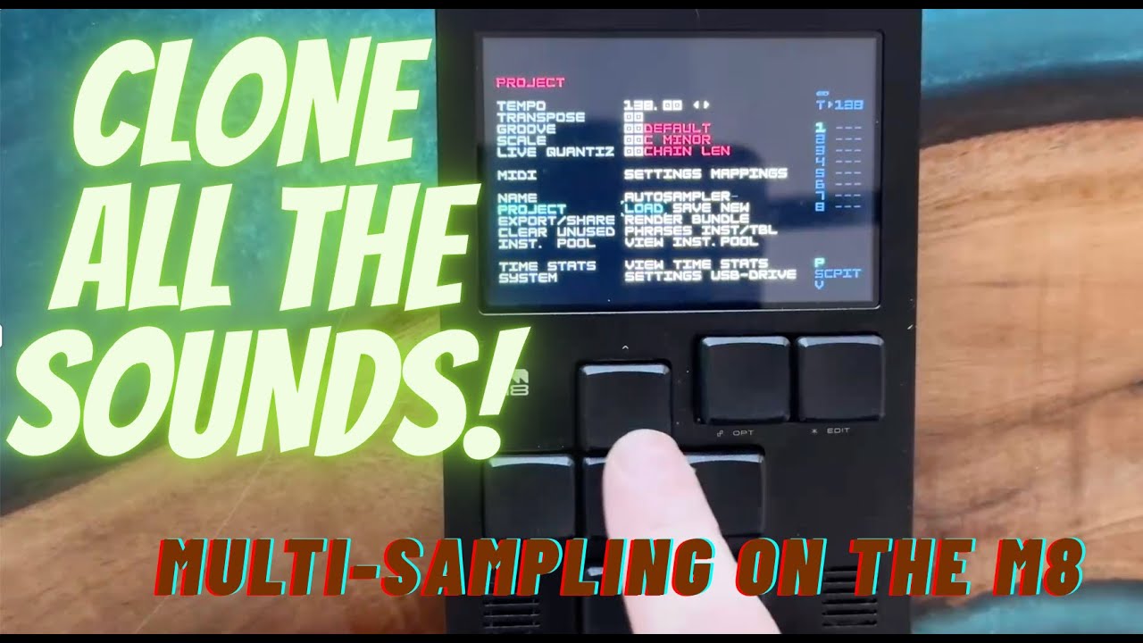 How to multisample on the Dirtywave M8.