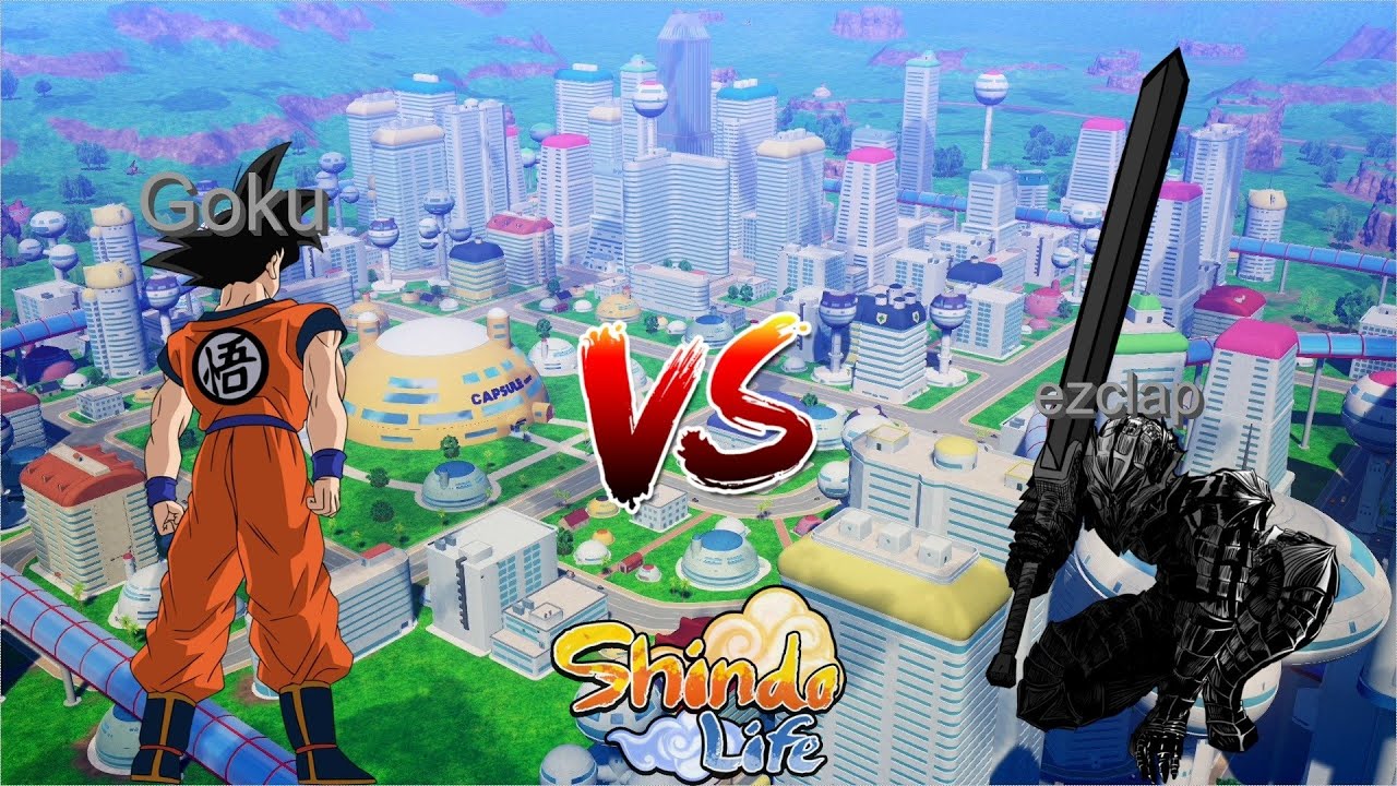 ezclap vs Goku | PvP in Shindo life#43