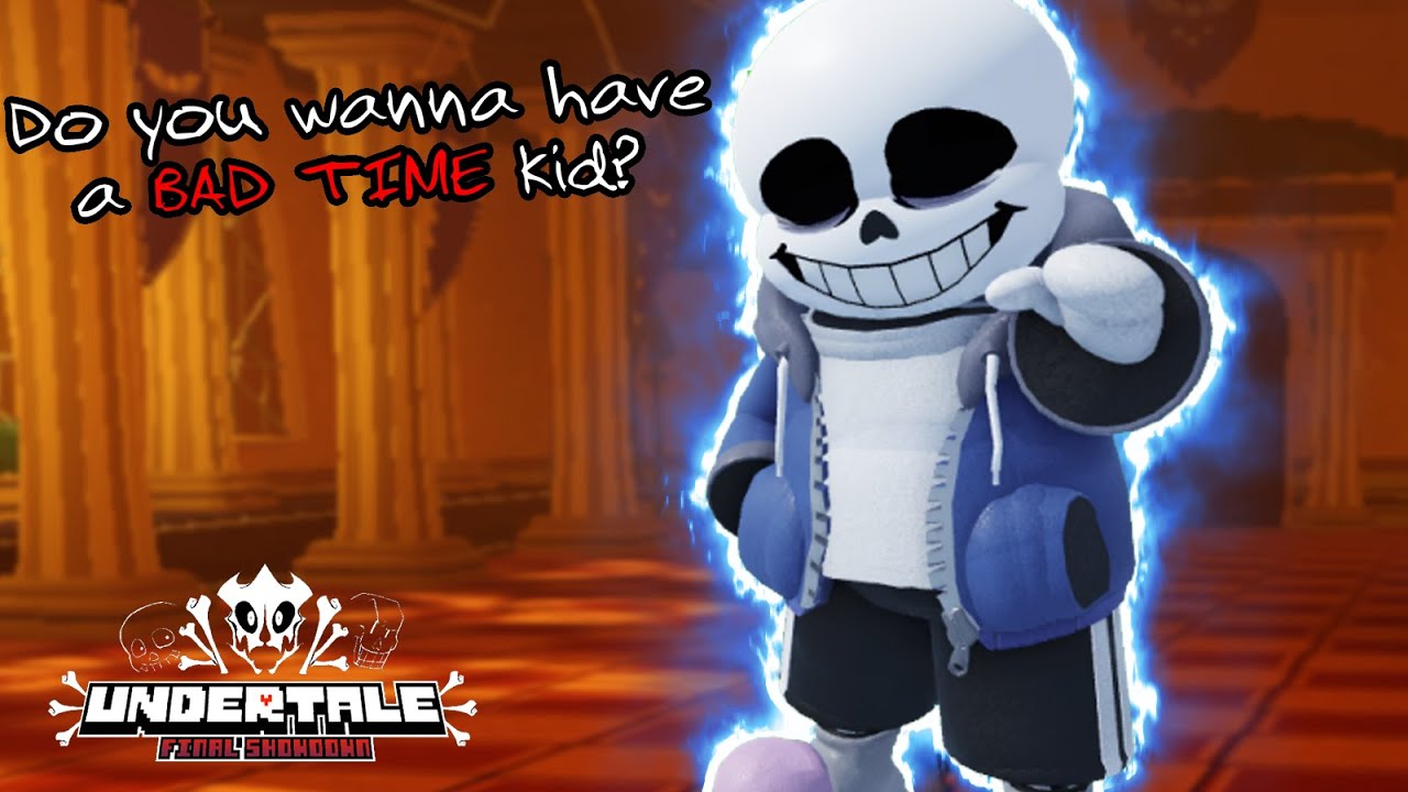 THIS CHARACTER VERY STRONG!!! Undertale : Final Showdown Genocide Route Undertale Sans Gameplay
