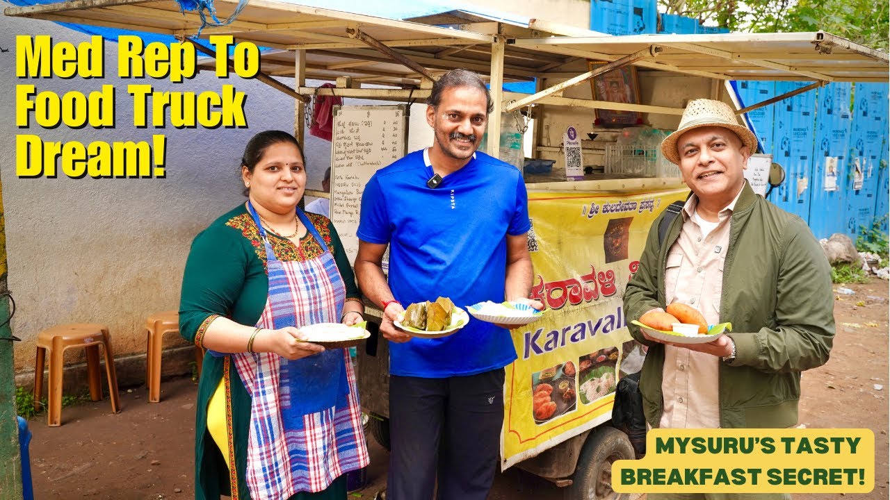This Med Rep & His Wife Wake Up At 330 AM Everyday To Serve Mysuru Delicious Karavali Thindis! 😋🌅