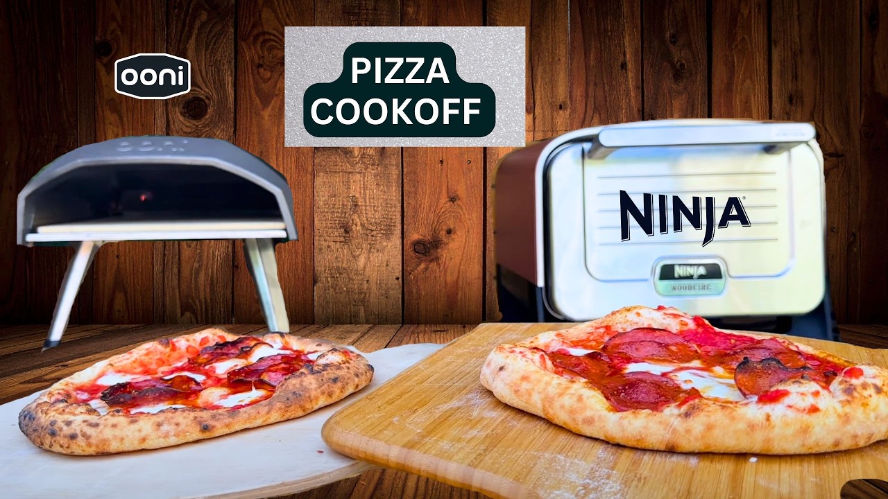 My homemade Pizza Cooking CHALLENGE! Ninja 8 in 1 vs. Ooni Koda 12