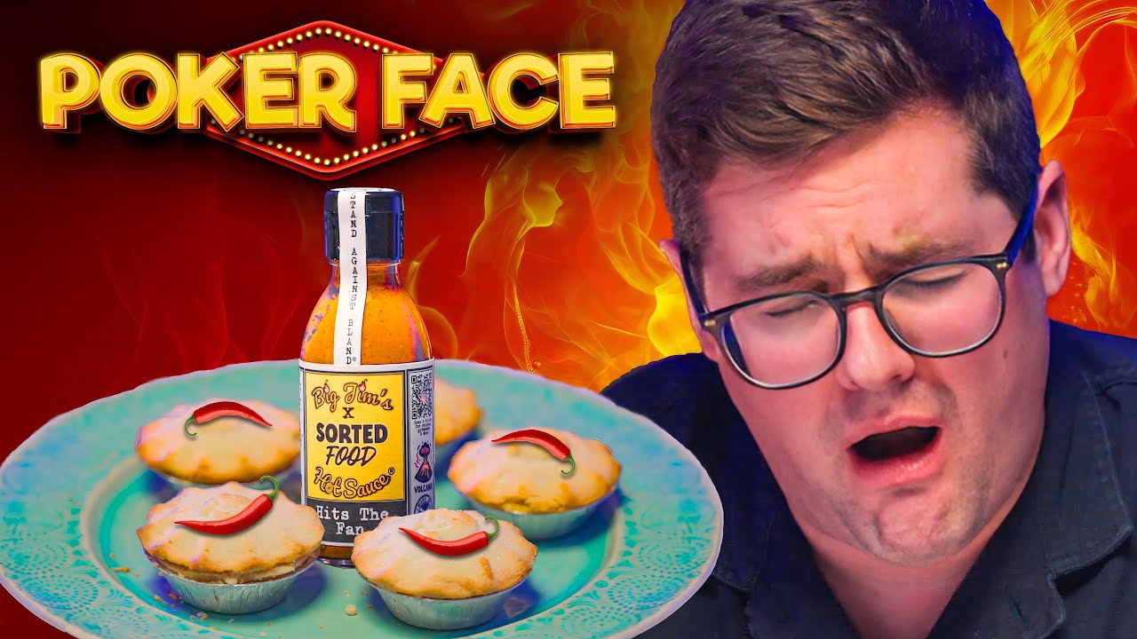 “Don’t React While Eating THAT!!” 🔥🤐  | Poker Face Food Challenge | Sorted Food