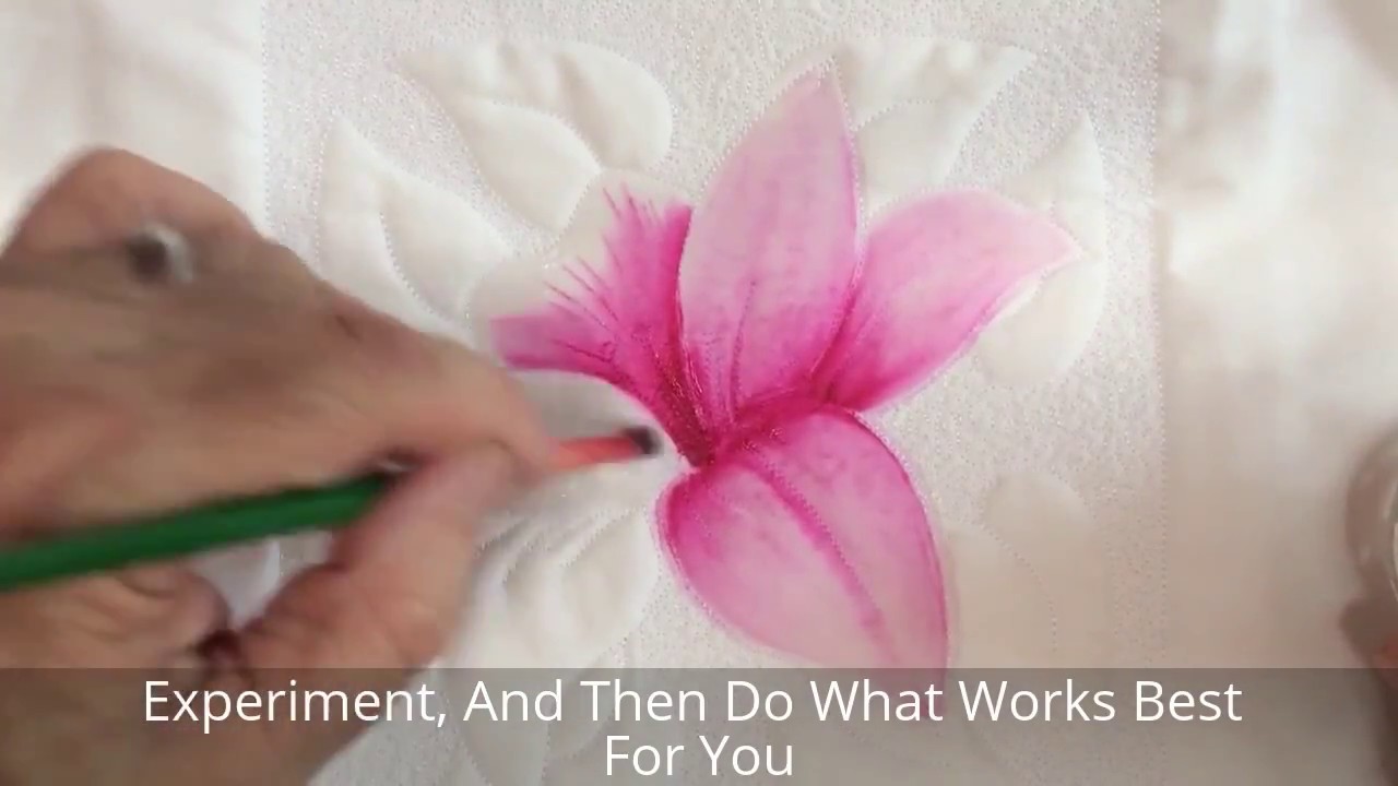 How To Paint On Fabric With Derwent Inktense And Aloe Vera Gel