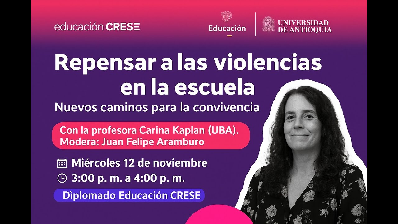 Repensar las violencias en la escuela Nuevos caminos para la convivencia