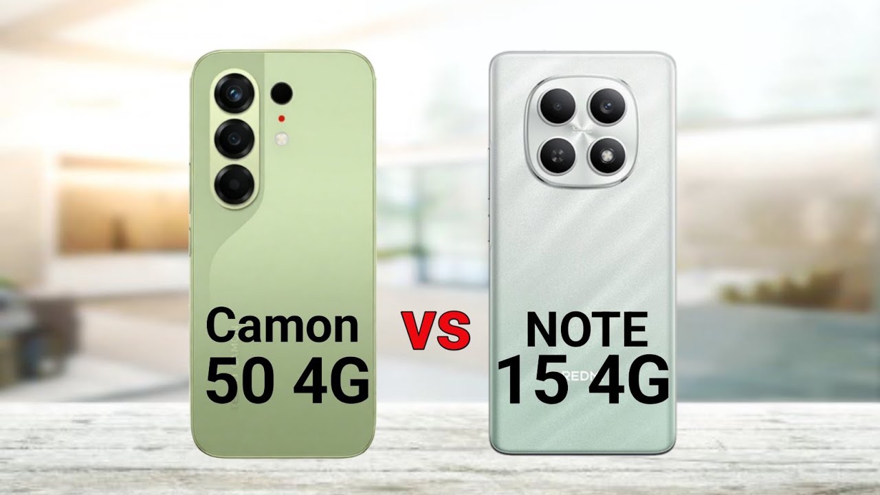Tecno Camon 50 4G vs Redmi Note 15 4G