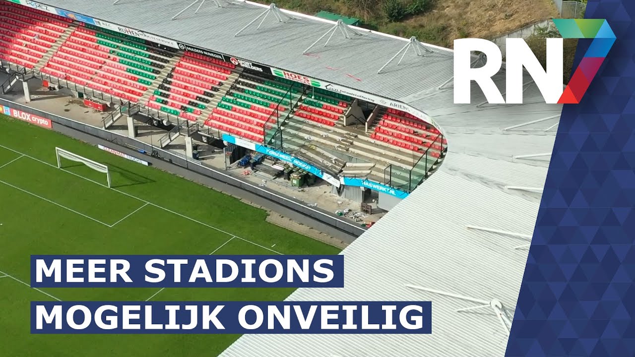 Overbelasting en ontwerpfout leidde tot instorten Goffert-tribune