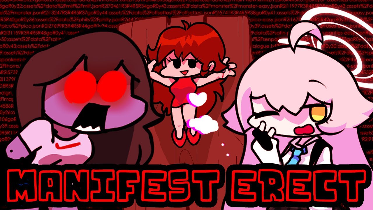 MANIFEST ERECT ft. SKY, HOSHINO & GF [FNF x Blue Archive]