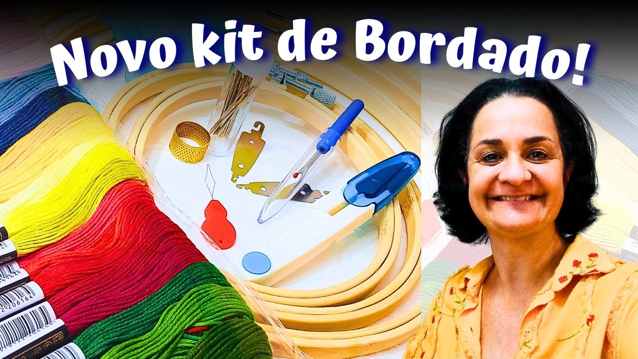 Aprovado! O melhor kit de bordado a mão que já comprei!🤗🎁