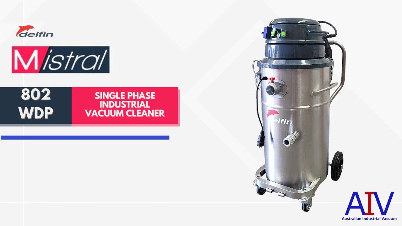 Delfin 802WDP - Wet & Dry Industrial Vacuum