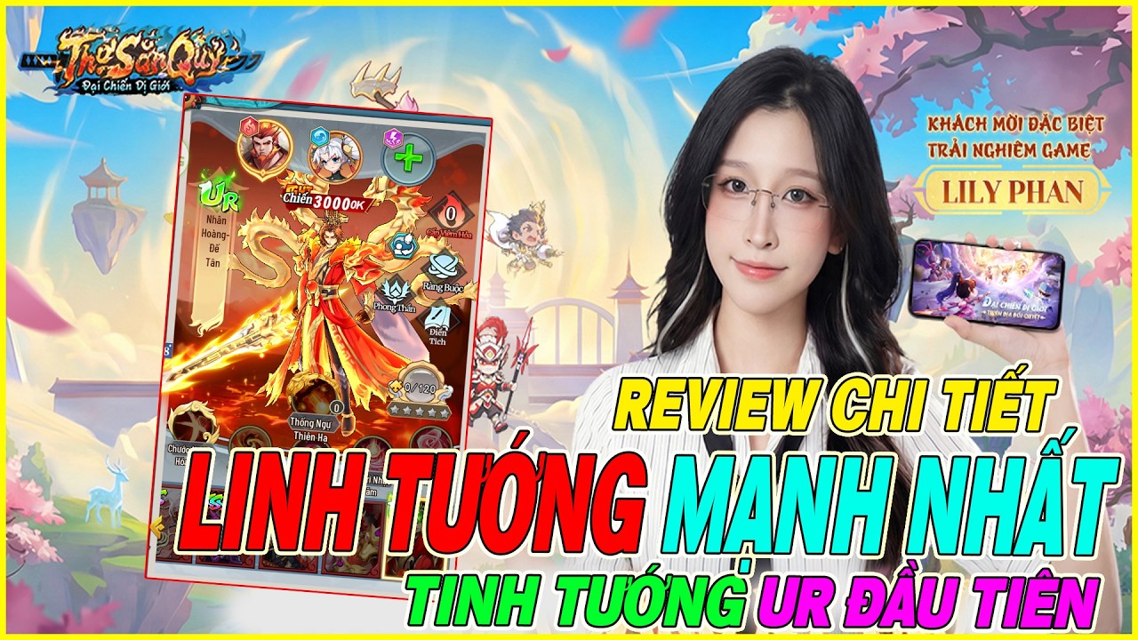 review linh tướng mạnh nhất Thợ Săn Quỷ：Đại Chiến Dị Giới - linh tướng ur đầu tiên của game