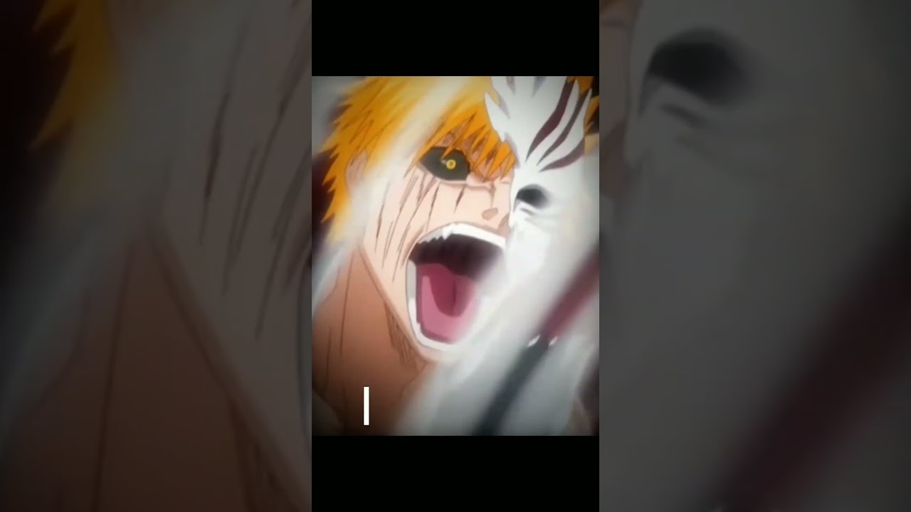 HOLLOW ICHIGO ☠️💀 #anime #ytshort #hollowichigo #bleach