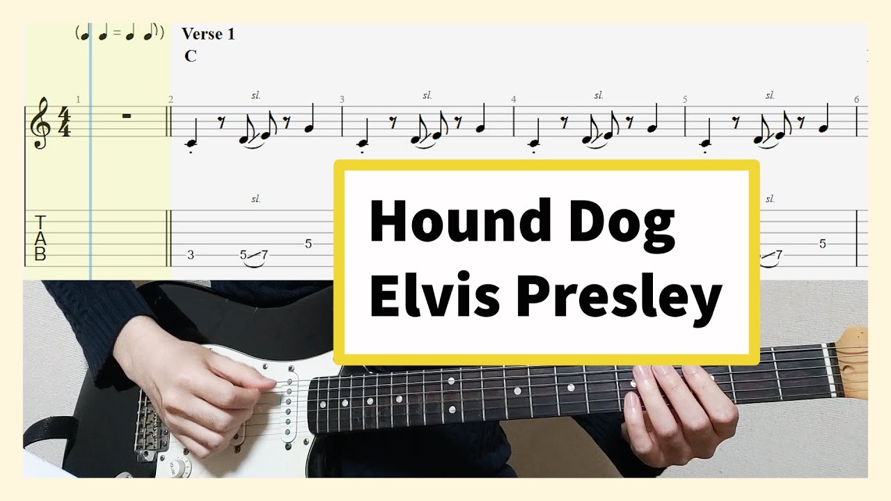 Elvis Presley - Hound Dog Guitar Tab