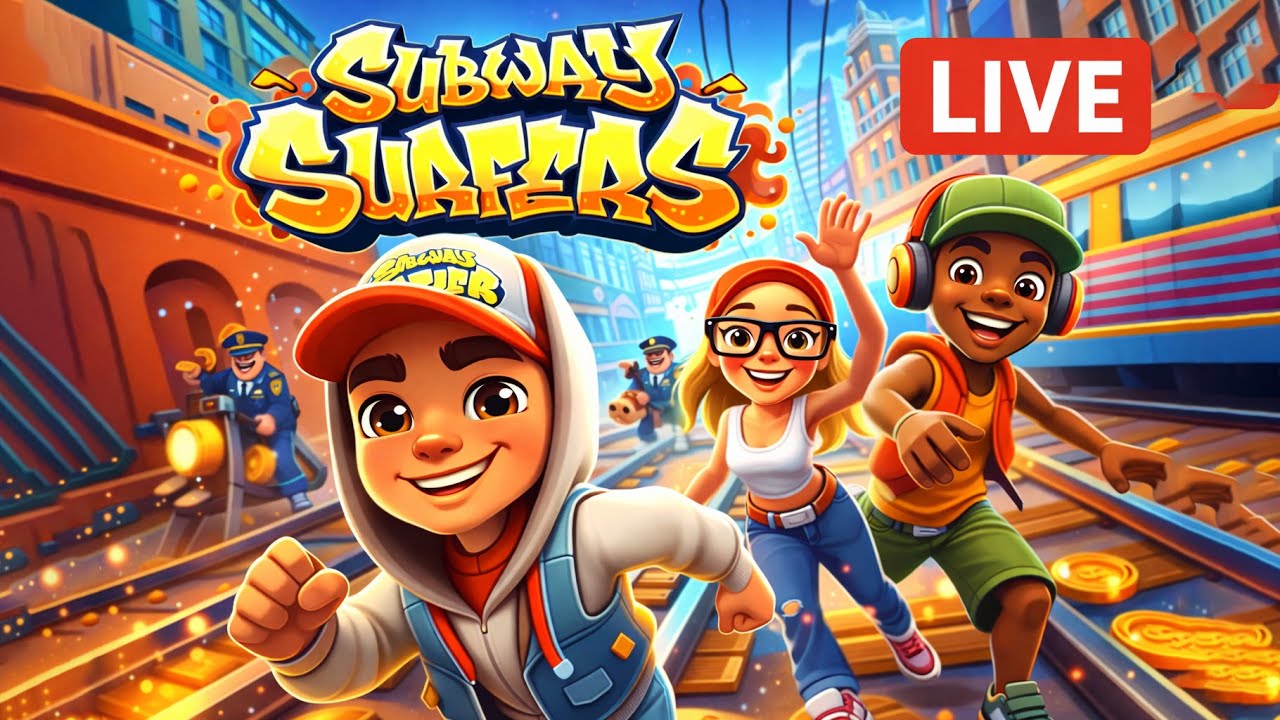 SUBWAY SURFERS 🔴 Live Streamimg 🔴 The Endless Runner #live #subwaysurfers #shortslive