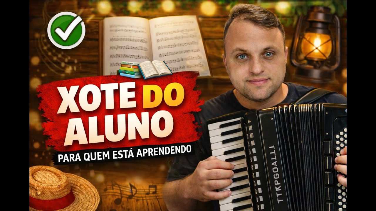 Xote no Acordeon para Iniciantes | Aula Fácil de Sanfona