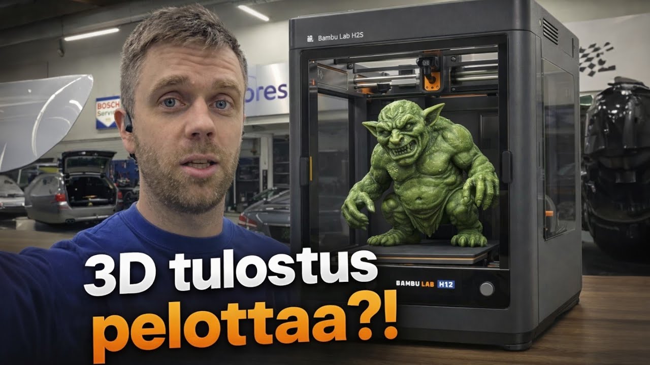 3d tulostin korjaamolla?! Joulukalenteri bonusraita 1