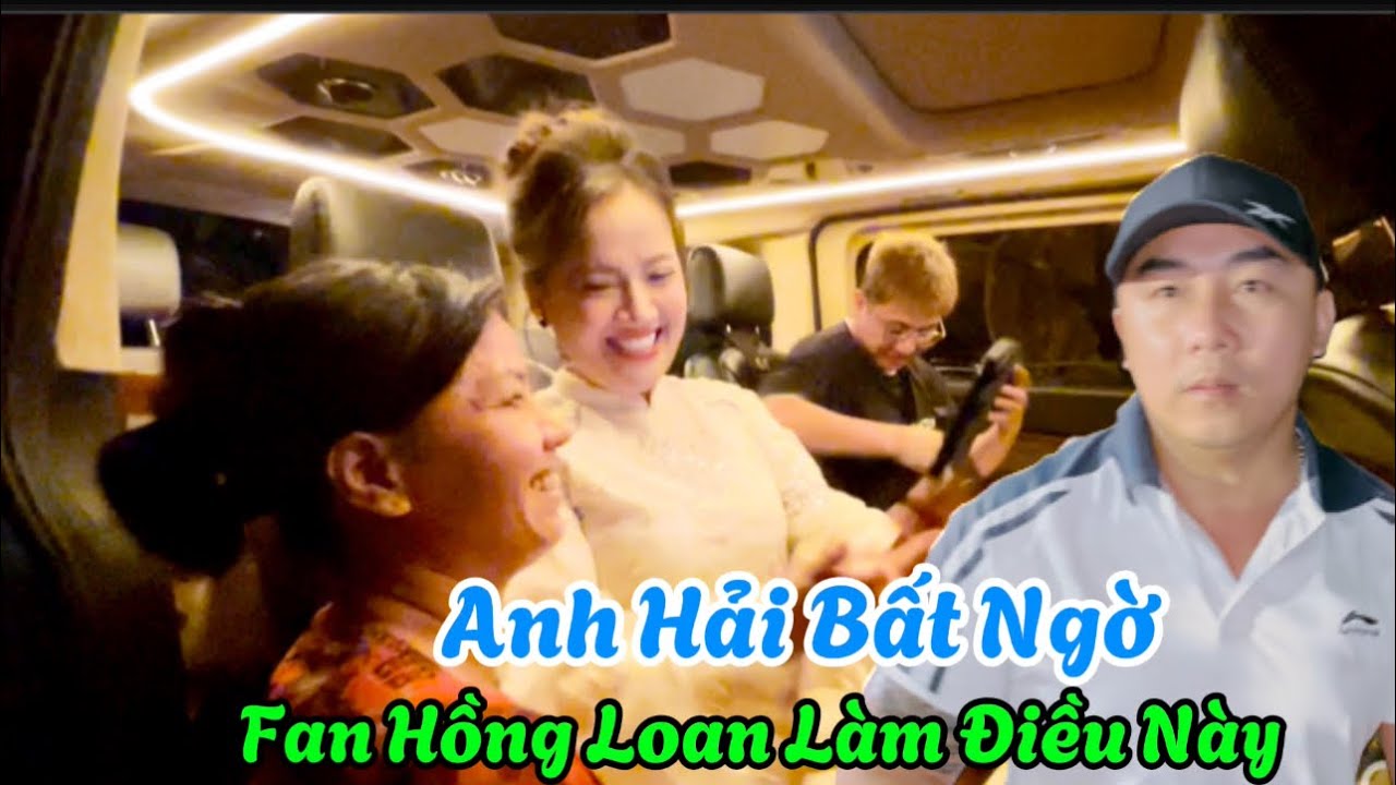 13/3 Hồng Loan rất hạnh phúc show diễn miền tây ra về Fan cứng đến gặp Anh Hải xin chụp hình vui quá