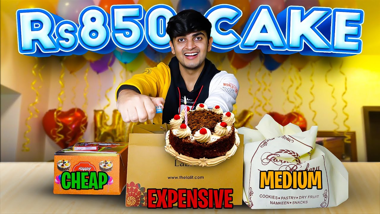Rs200 vs Rs400 vs Rs800 Cake😁