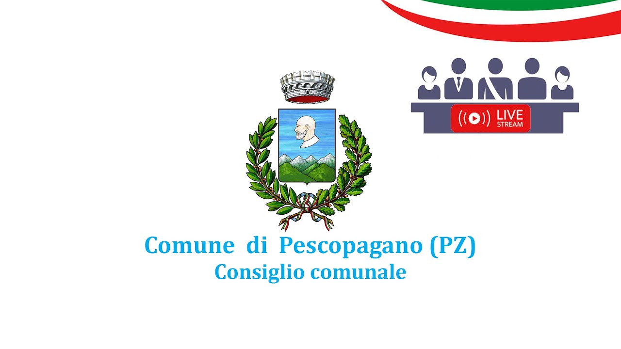 Consiglio comunale di Pescopagano (PZ) del 23.04.2025  ore 16:00