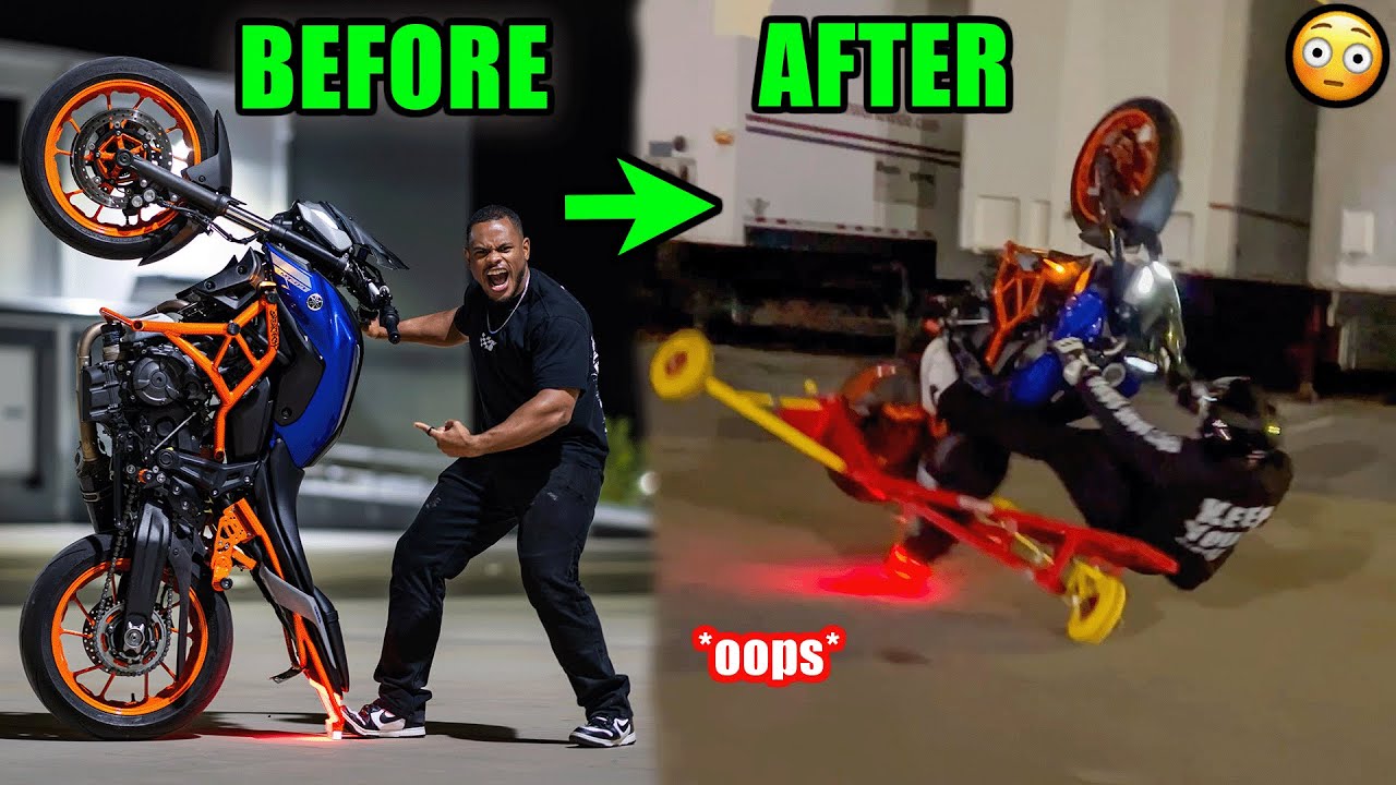 My First Time LOOPING A WHEELIE 😅