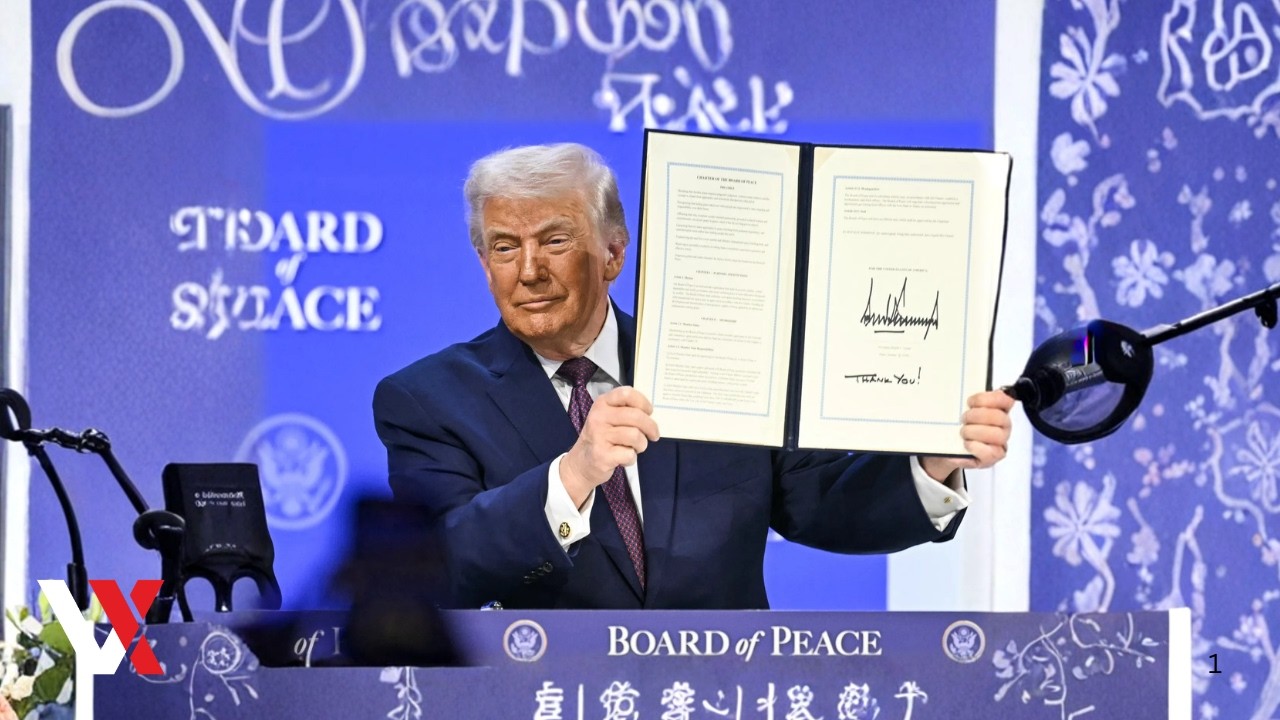 Trump Mimics India PM Modi, Praises Pakistan PM & Field Marshal At Board of Peace Meeting | VERTEX