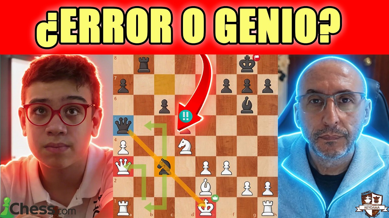 ¡DERRUMBE TOTAL! 🌪️ Faustino Oro destroza a un GM alemán con una jugada que NADIE esperaba