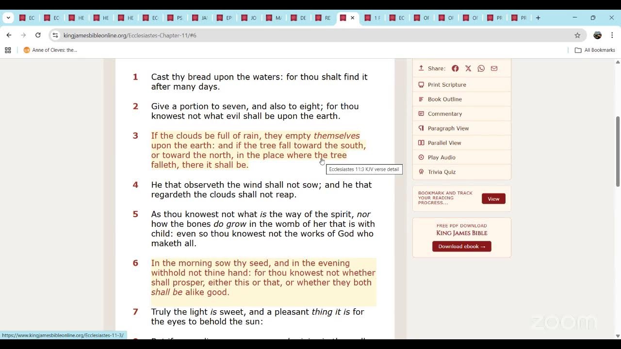Thursday Evening Bible Study