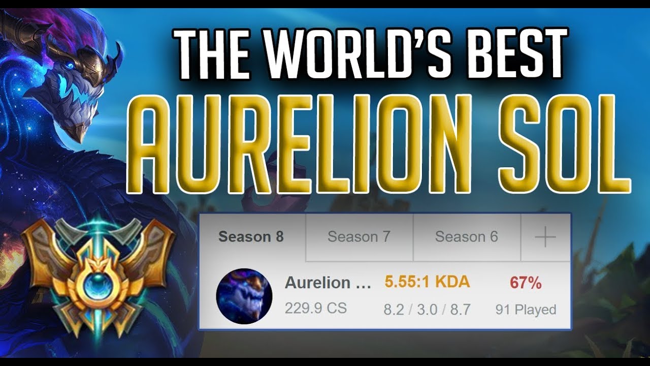 The World's best Aurelion Sol | 5.5 KDA and 67% Win Rate | Sweaty Asol ft Shiphtur, TF Blade