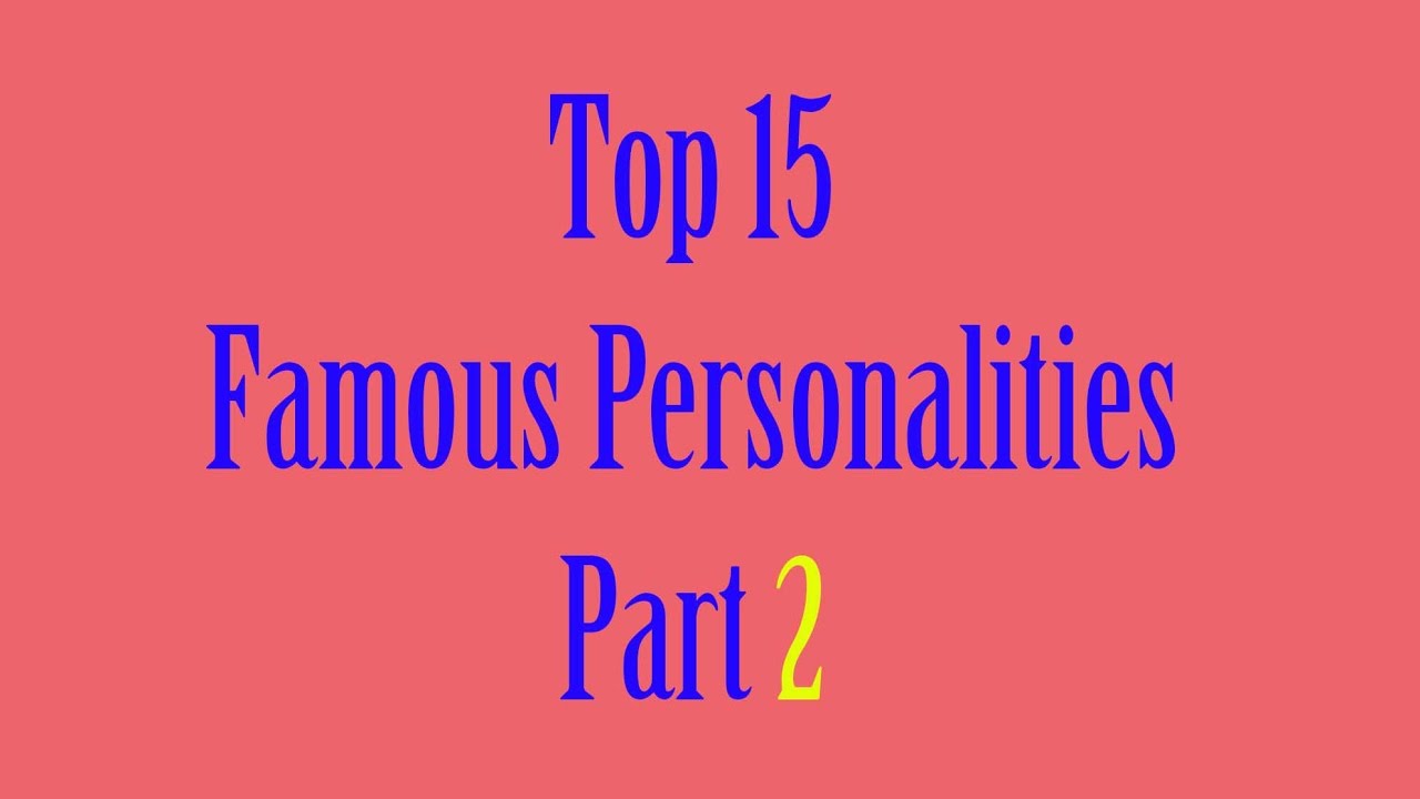 Top 15 Famous Personalities Questions Part 2 for Assam police Constable/Forest 2017