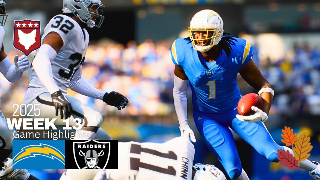 🦃 | Chargers vs Raiders | Week 13 Game | JSN 2025-26 | HIGHLIGHTS 