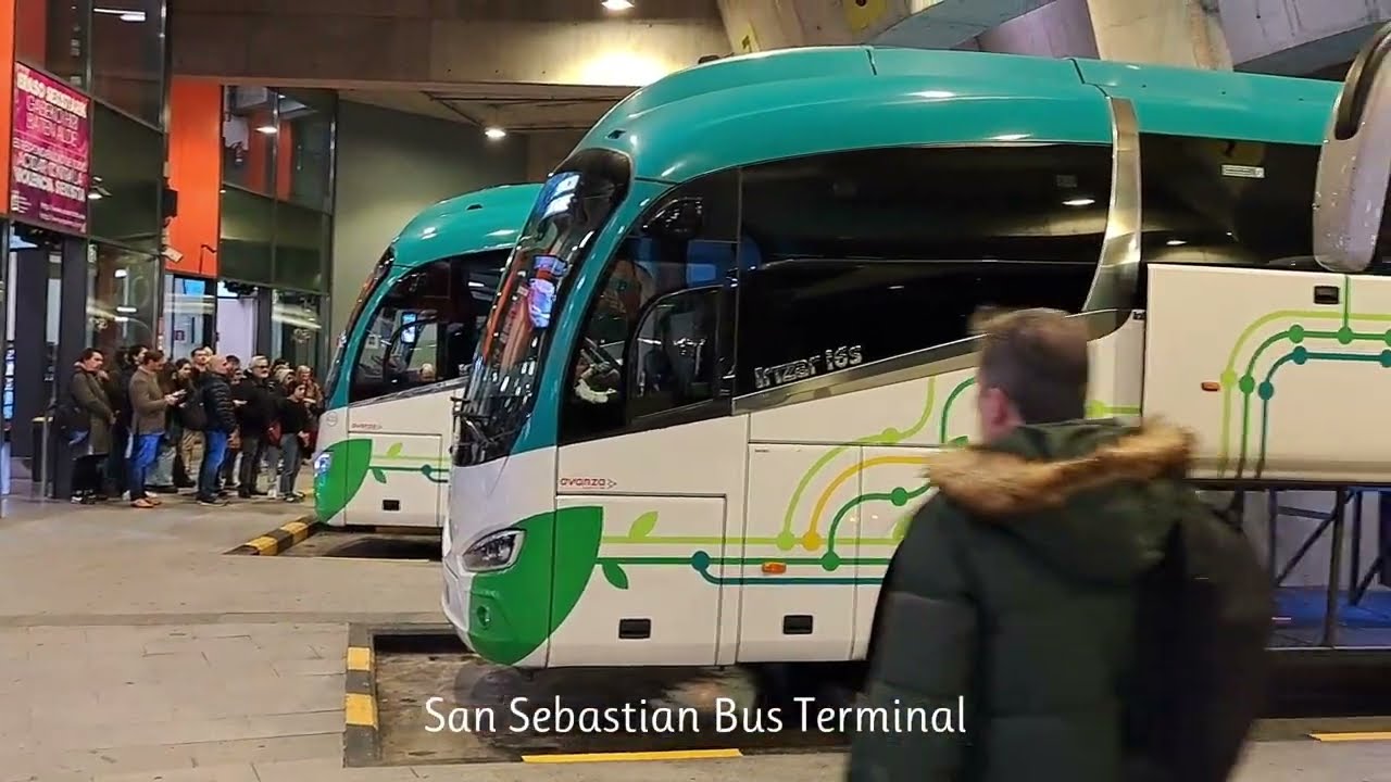 Very enjoyable scenic ride on ALSA bus from San Sebastian to Oviedo, Spain