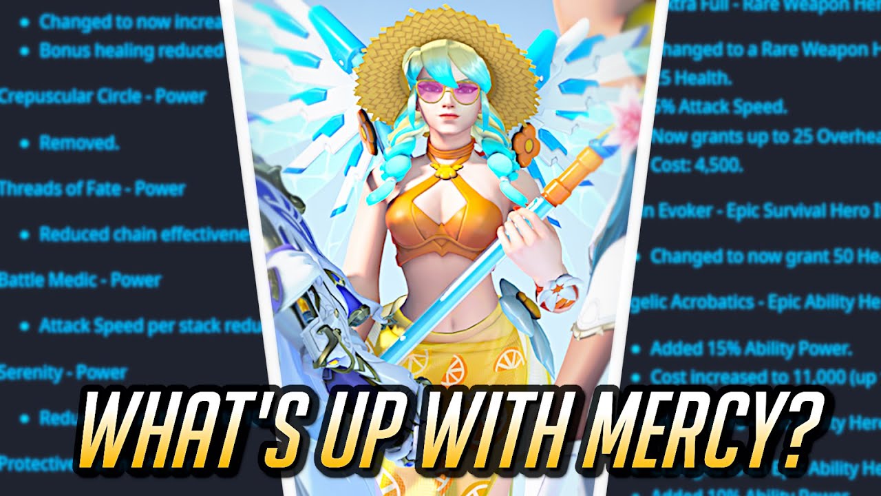 Huge Mercy Updates Next Season! 😇 Changes & Nerfs! - Overwatch 2
