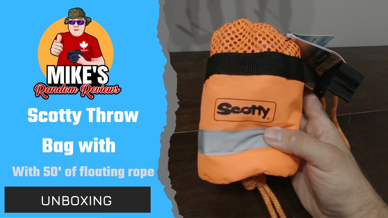 Scotty Throw Bag with 50 Feet Of Floating Mfp Rope