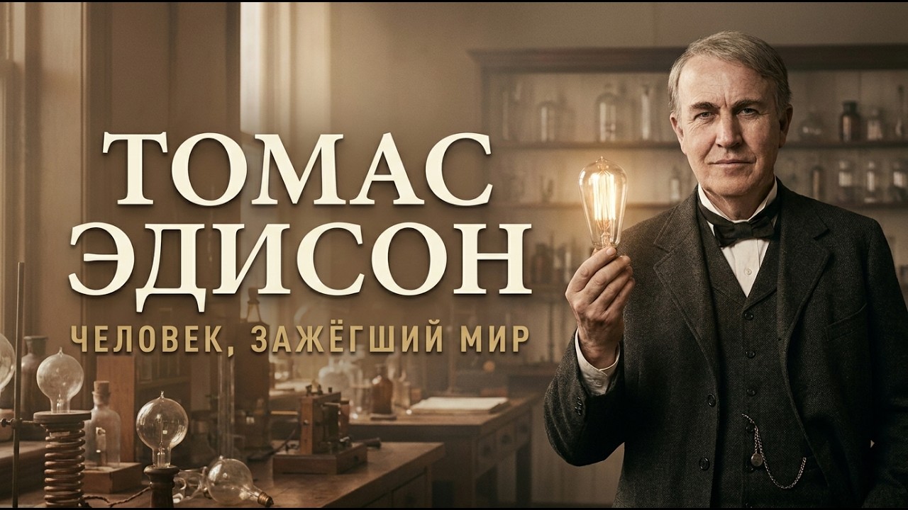 ТОМАС ЭДИСОН: Гений, который УКРАЛ изобретения, УБИЛ слона током и уничтожил жизнь ТЕСЛЫ!