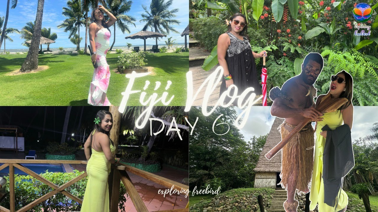 Fiji Vlog Day-6 | Subramanya Temple, Sleeping Giant Garden & Cultural Village Tour 🇫🇯✨