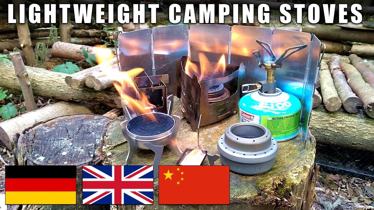 Lightweight Backpacking / Camping Stoves Compared.      Bushbox, Esbit, Polymath