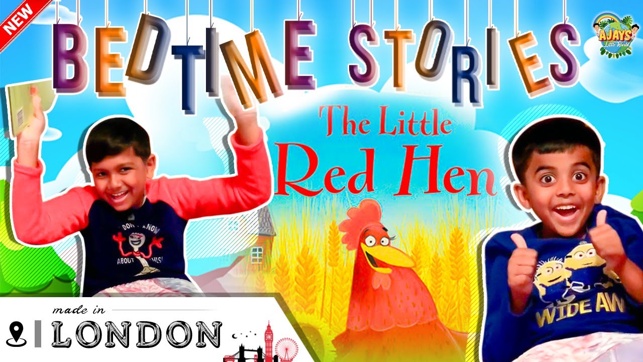 Bedtime Stories for Kids in English |The Little Red Hen | Cartoons for Kids| Ajay's Little World