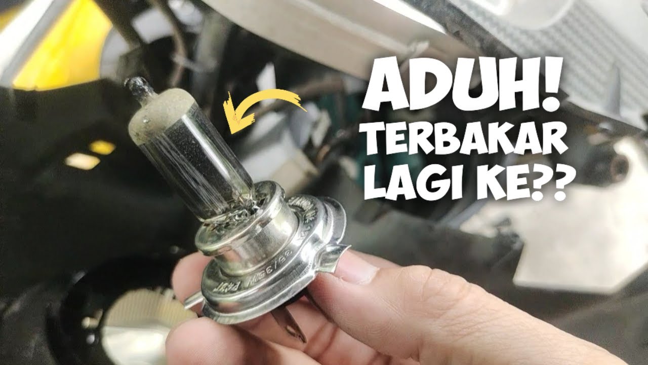 Mentol Lampu Motosikal SELALU TERBAKAR? Tukar 2 Ni!