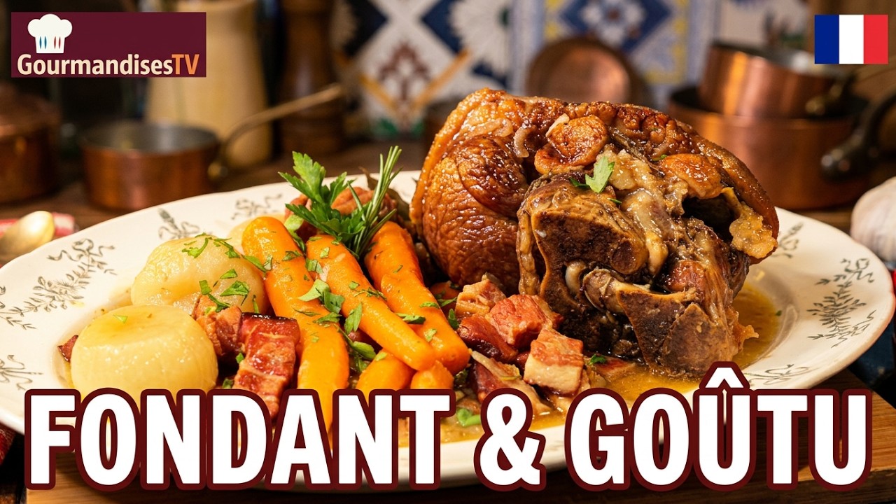 Mon JARRET / JAMBONNEAU DE PORC braisé au Cidre - Goûtu à souhait ! Mère Mitraille - Gourmandises TV