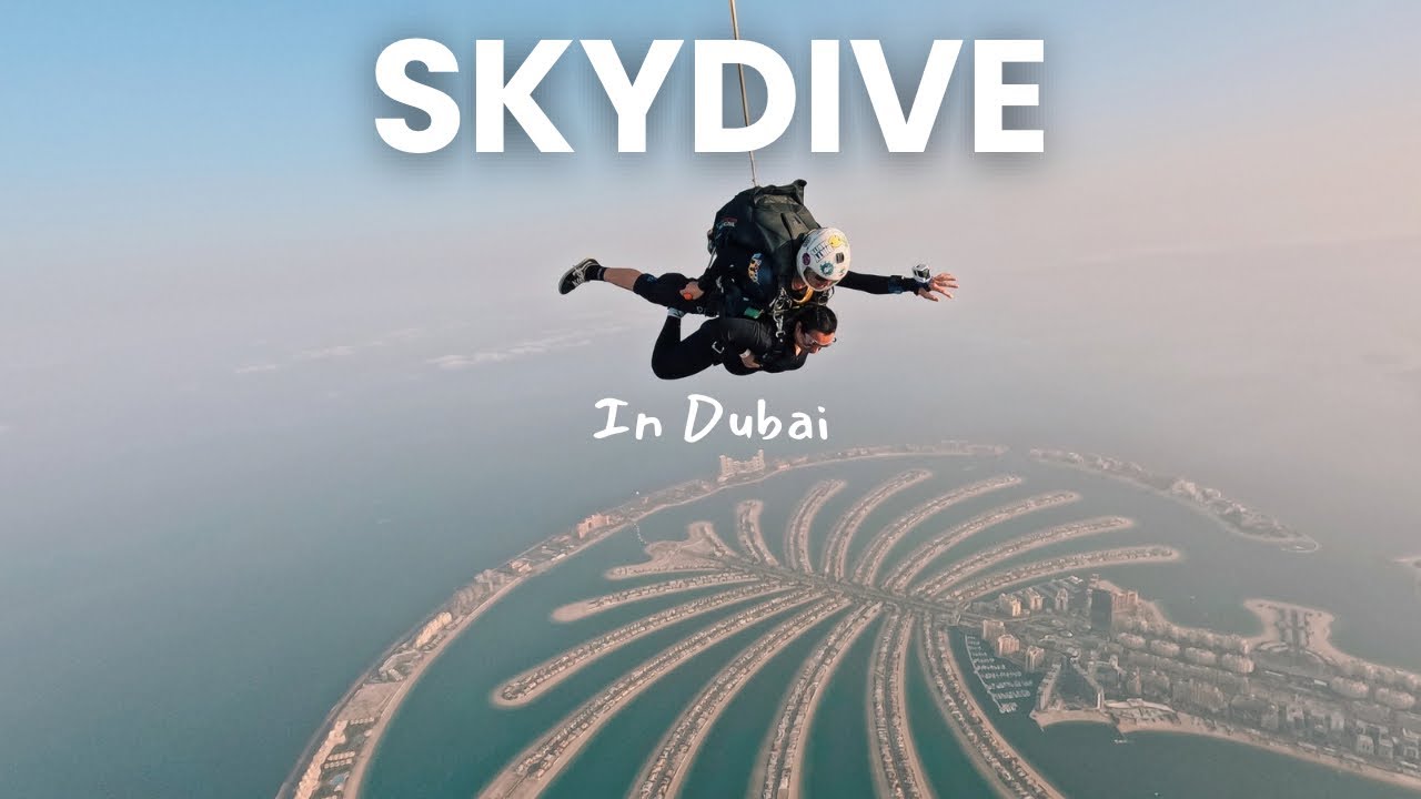✨Skydiving in Dubai, City Views & Living My Best Life 🏙️🪂