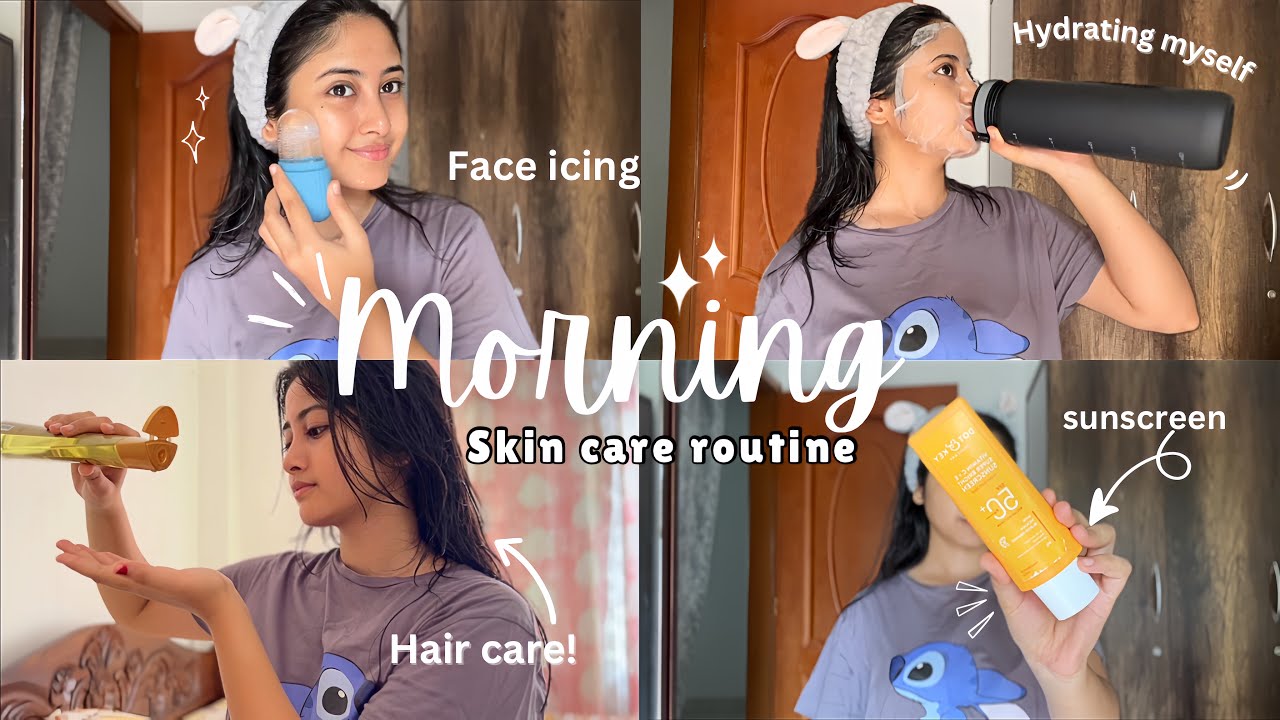 My morning skincare routine 🌤️| Everyday skin care routine | 3 steps skincare routine 🫧🧴